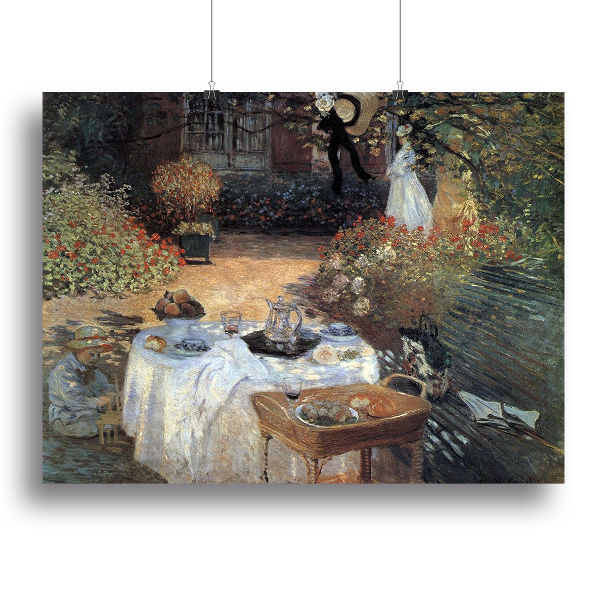The lunch 2 by Monet Canvas Print or Poster