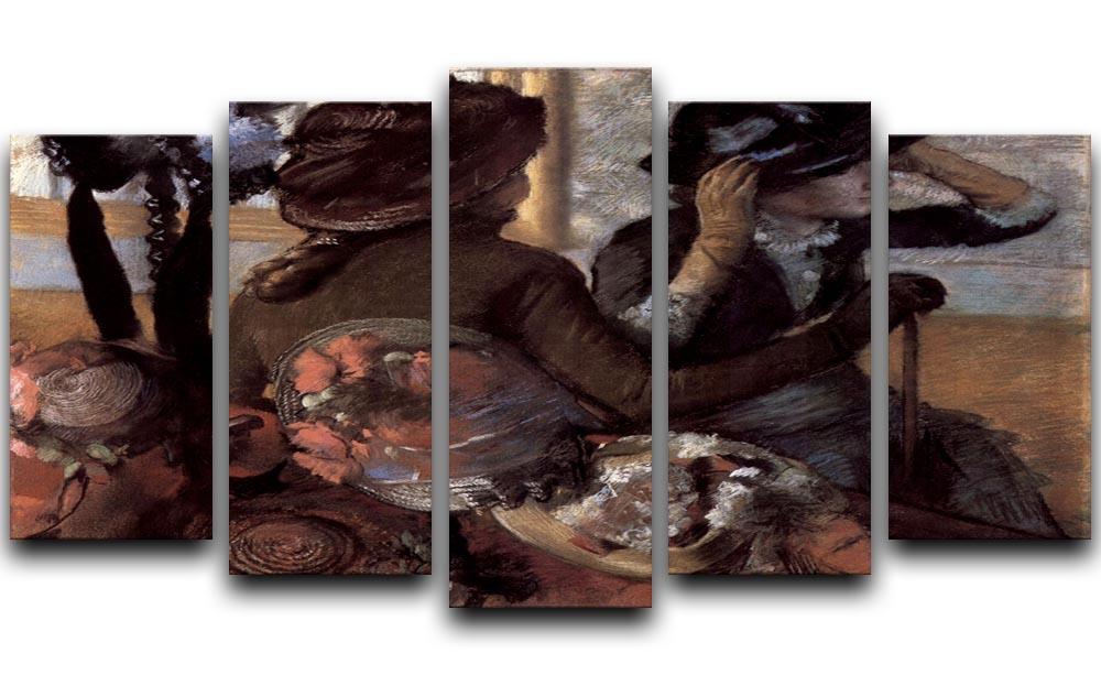 The milliner 1 by Degas 5 Split Panel Canvas - Canvas Art Rocks - 1