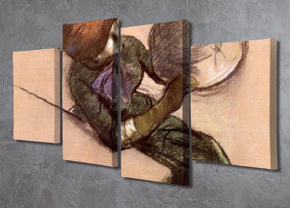 The milliner 2 by Degas 4 Split Panel Canvas - Canvas Art Rocks - 2