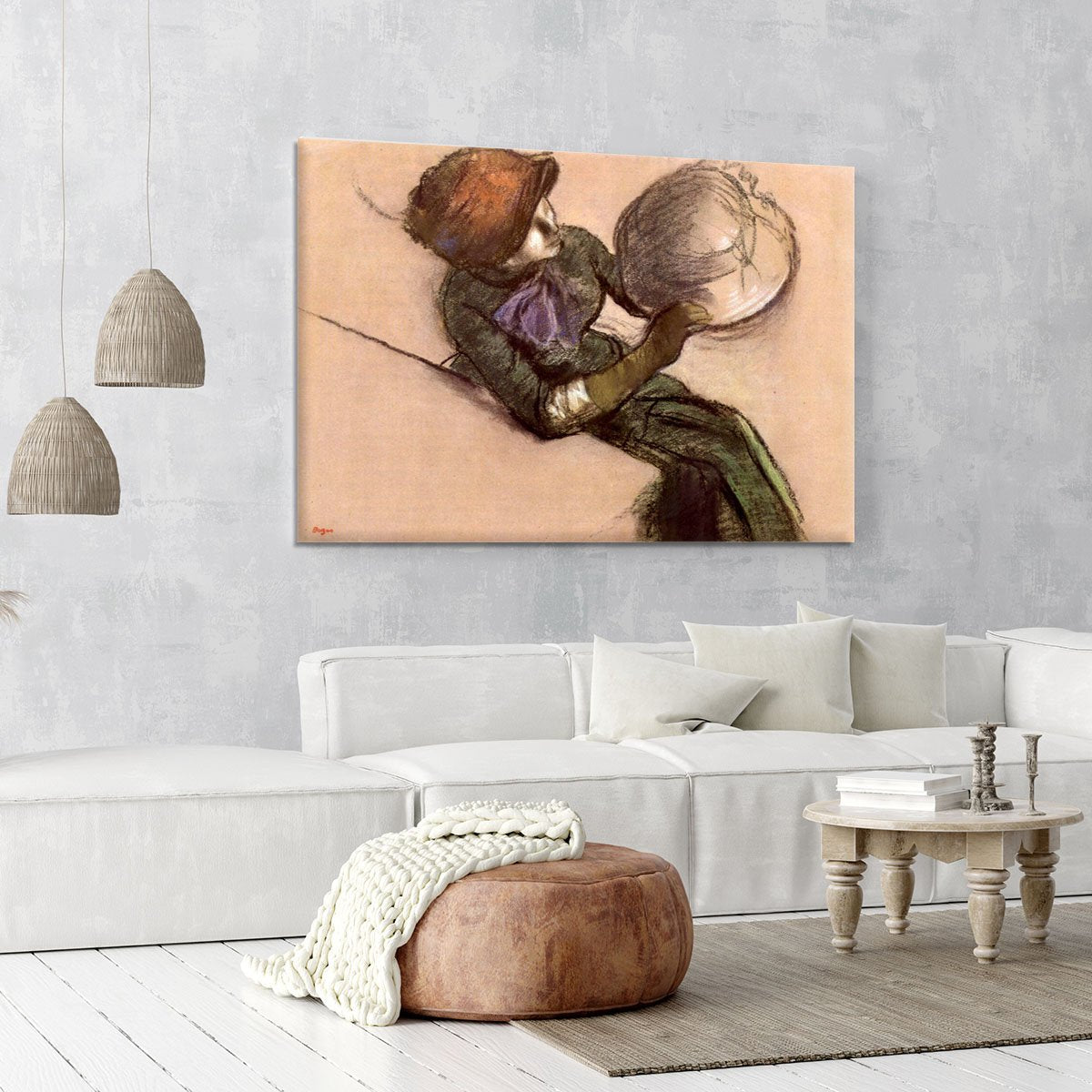 The milliner 2 by Degas Canvas Print or Poster