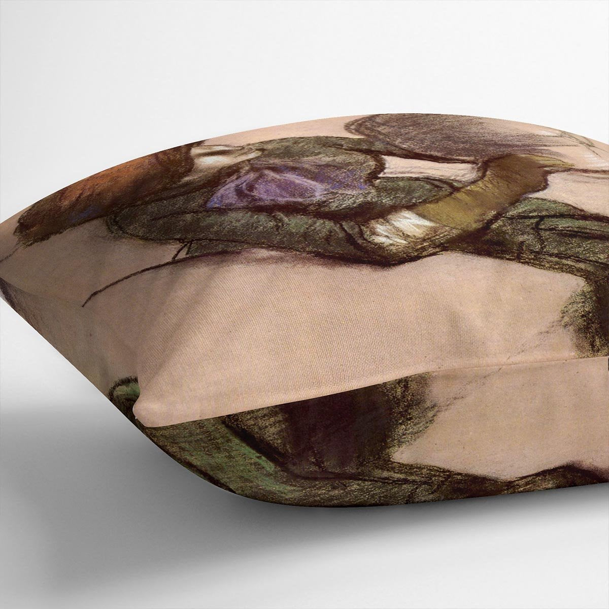The milliner 2 by Degas Cushion