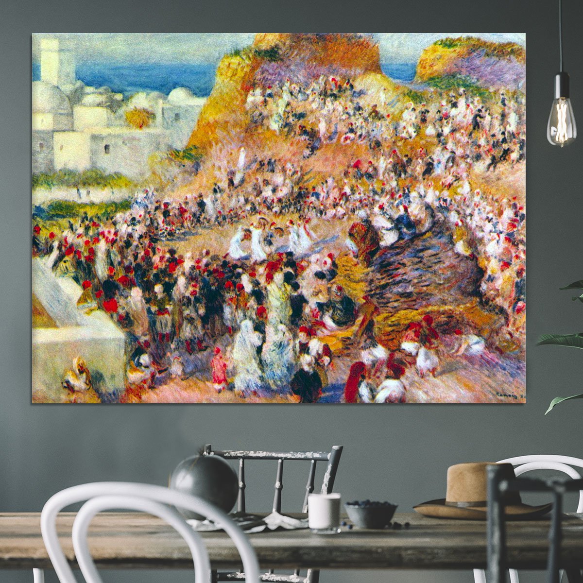 The mosque Arabian Fest by Renoir Canvas Print or Poster