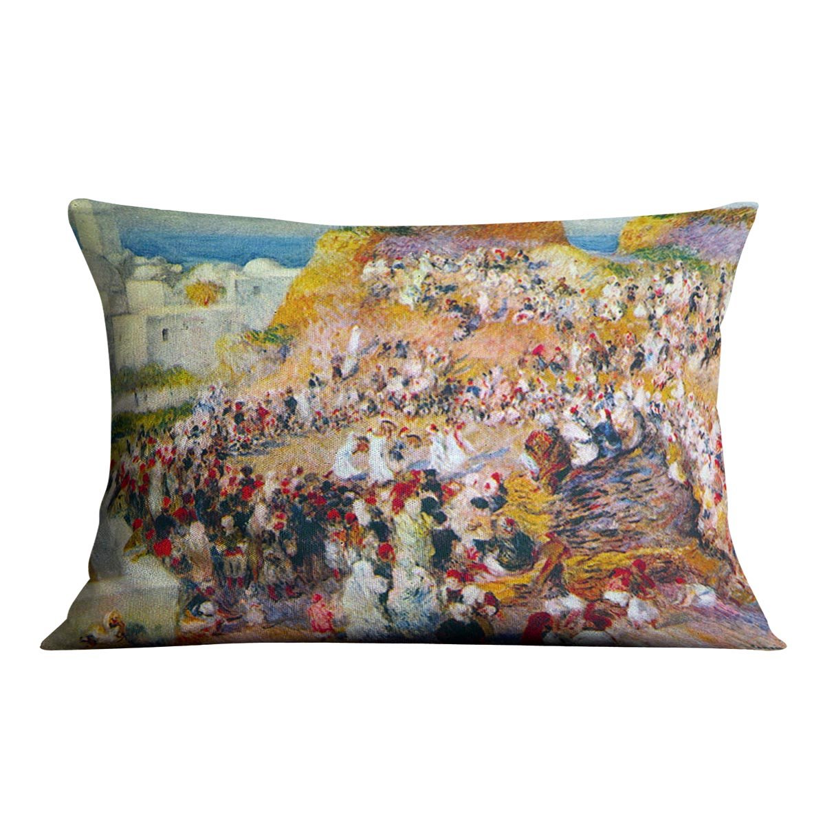 The mosque Arabian Fest by Renoir Throw Pillow