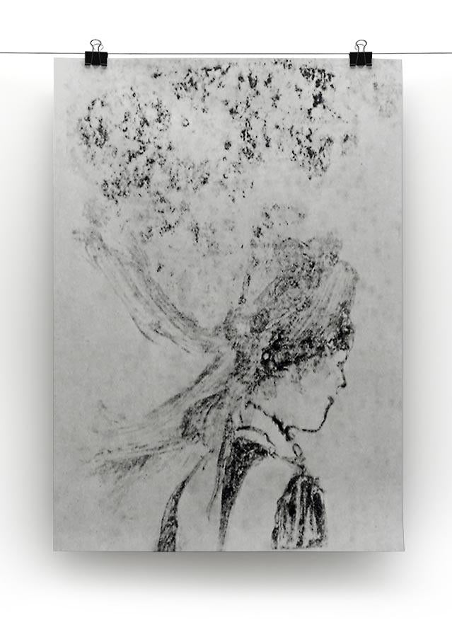 The nurse by Degas Canvas Print or Poster - Canvas Art Rocks - 2