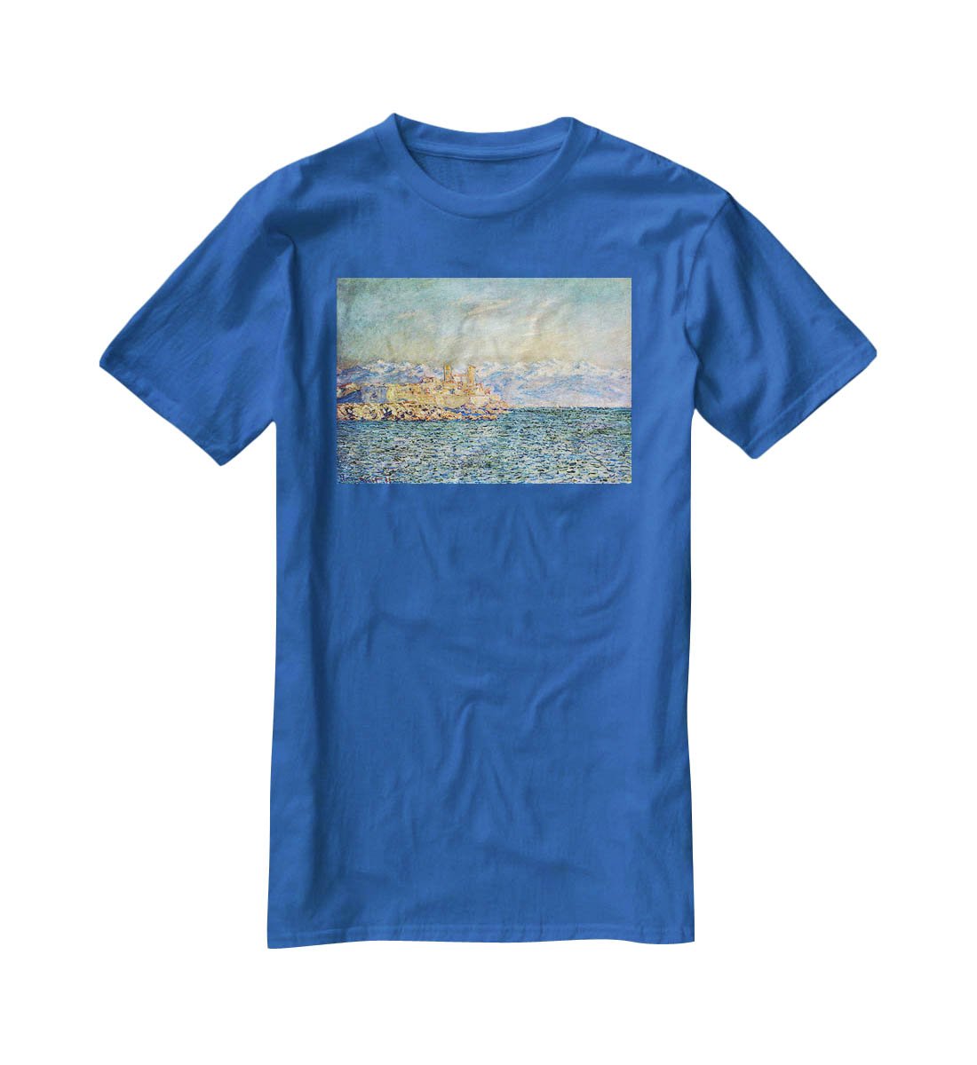 The old Fort in Antibes by Monet T-Shirt - Canvas Art Rocks - 2