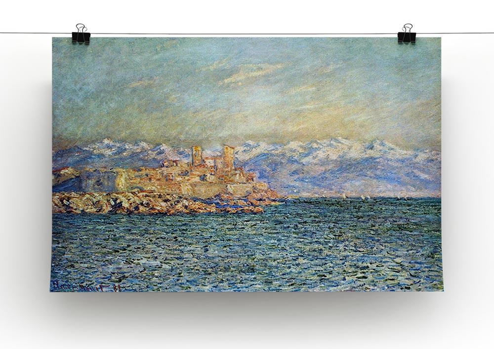 The old Fort in Antibes by Monet Canvas Print & Poster - Canvas Art Rocks - 2