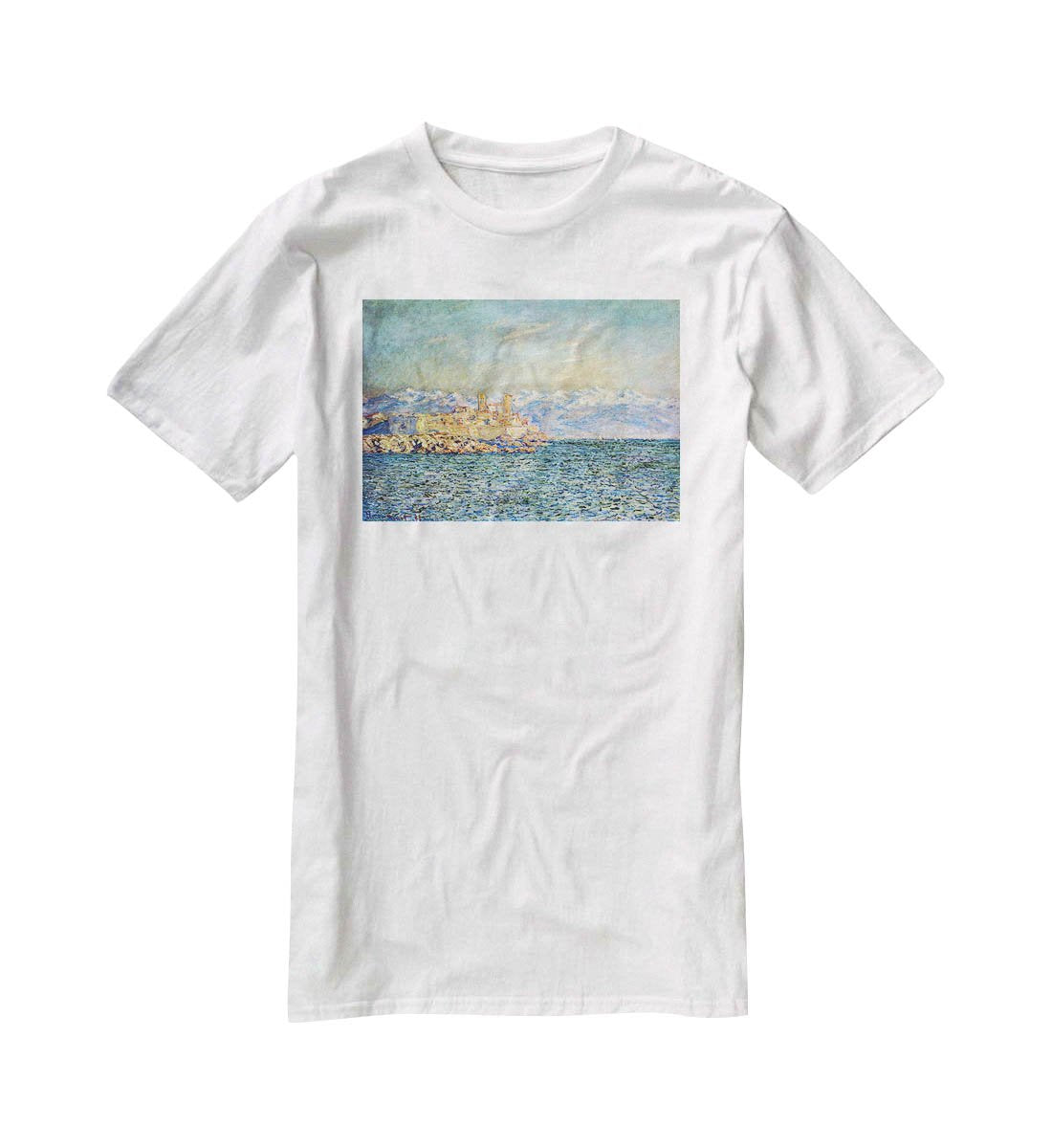 The old Fort in Antibes by Monet T-Shirt - Canvas Art Rocks - 5