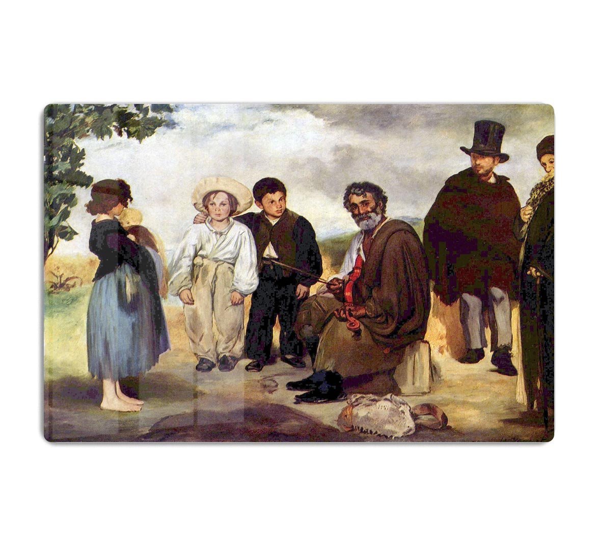 The old musician by Manet HD Metal Print