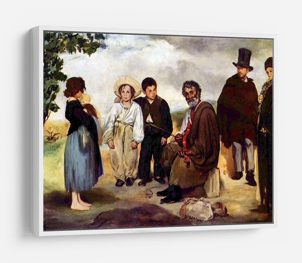 The old musician by Manet HD Metal Print
