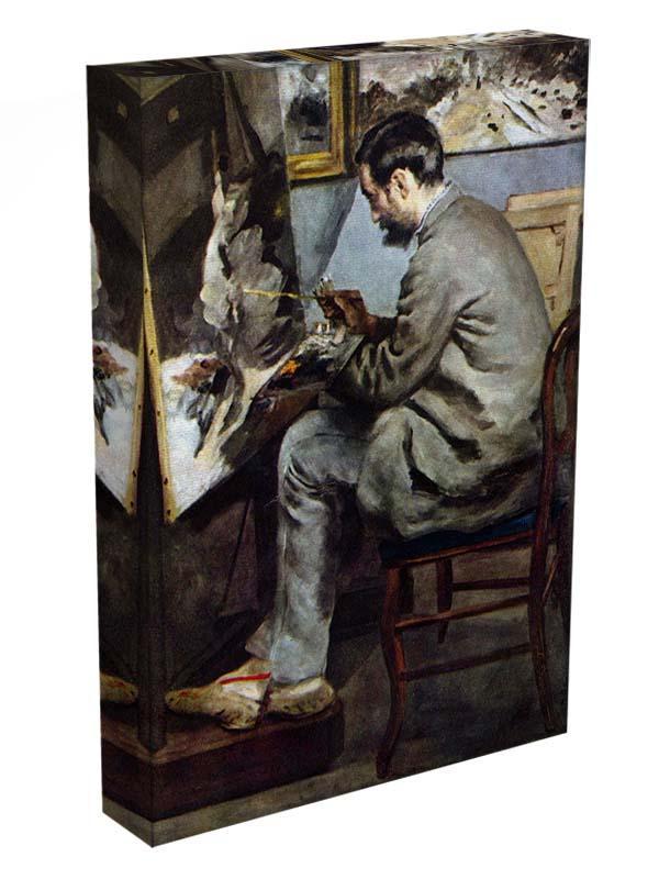 The painter in the studio of Bazille by Renoir Canvas Print or Poster - Canvas Art Rocks - 3