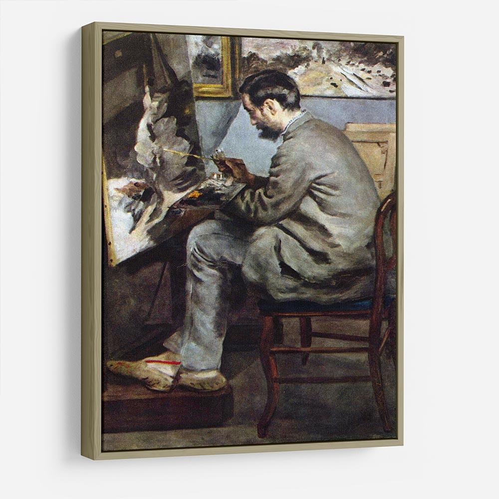 The painter in the studio of Bazille by Renoir HD Metal Print