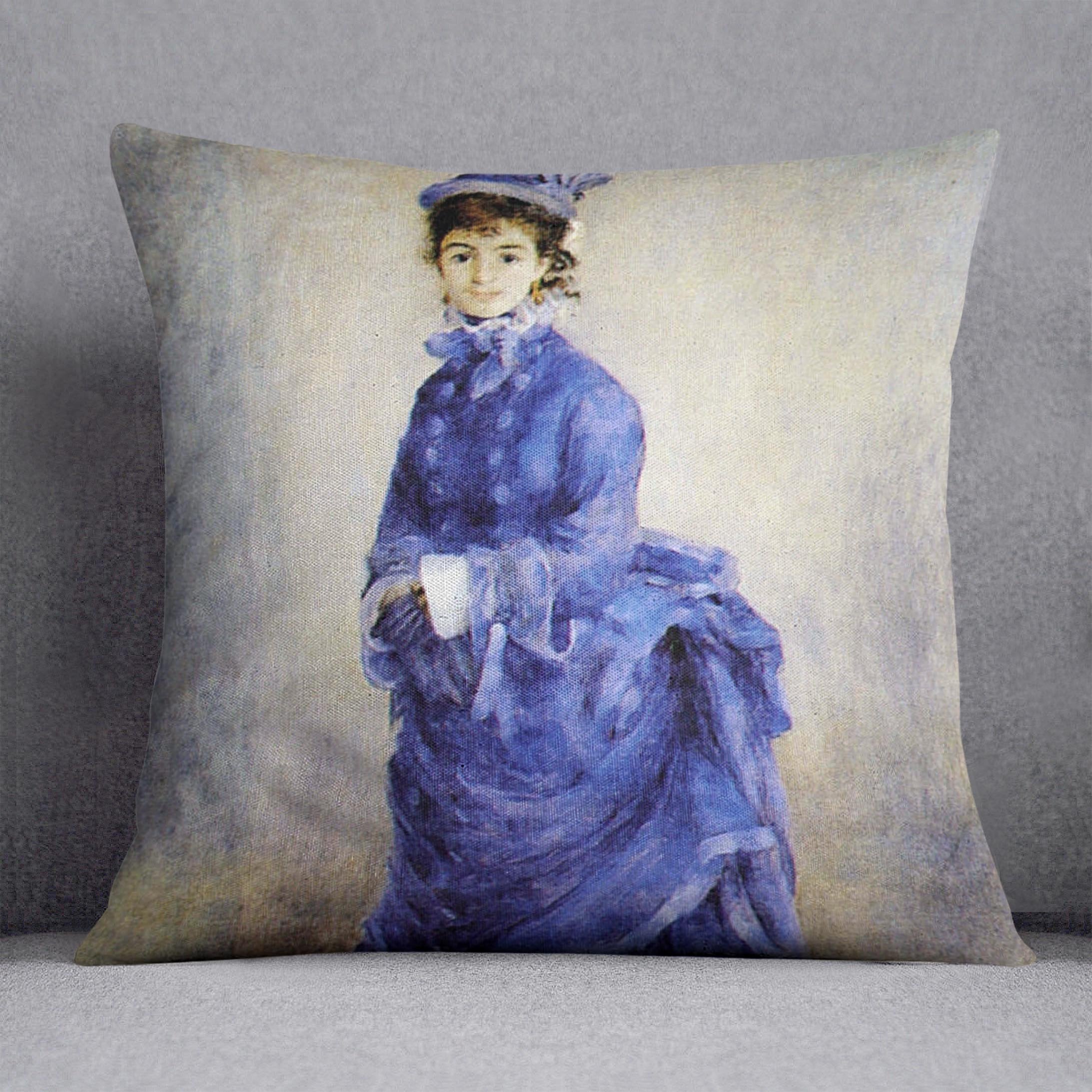 The parisian by Renoir Throw Pillow