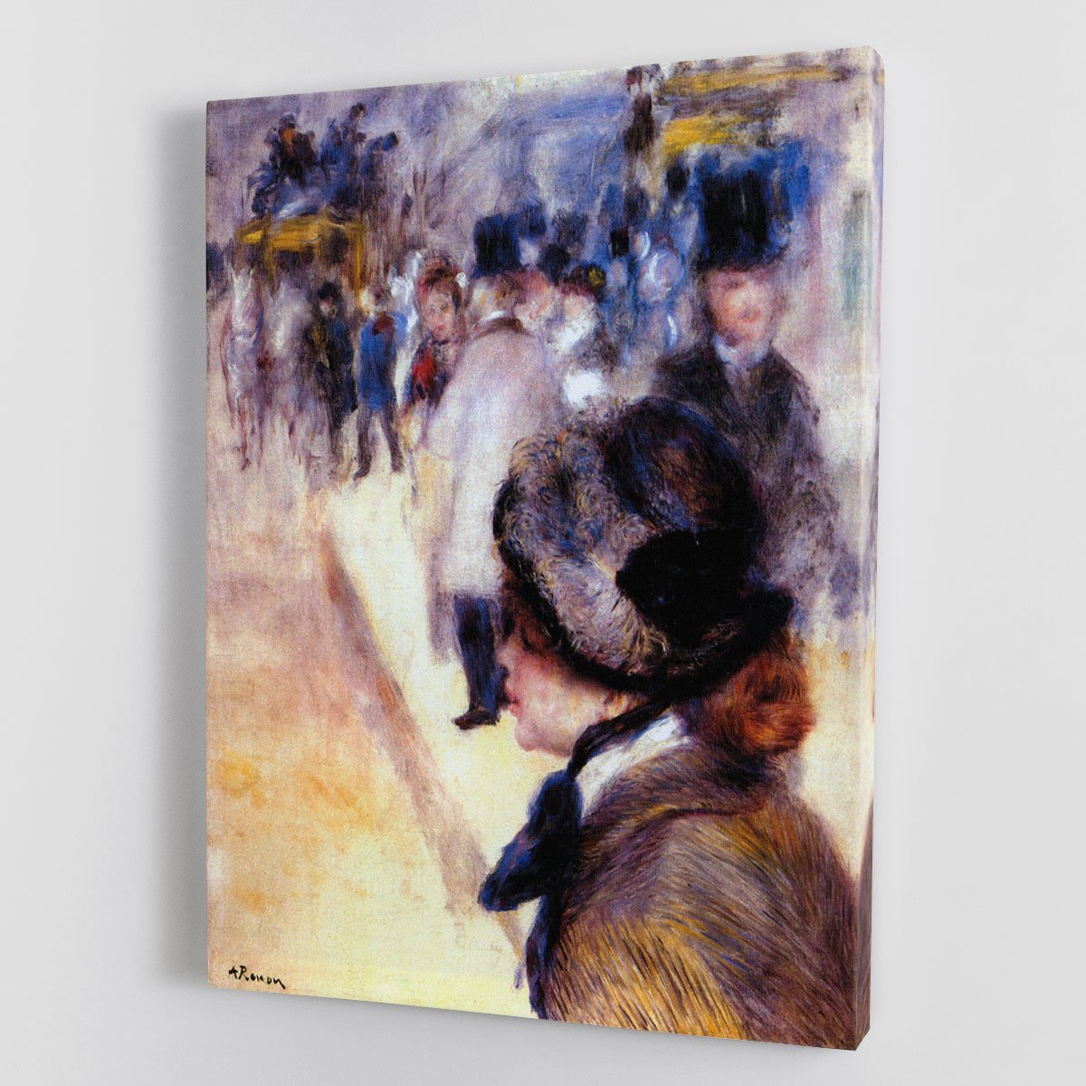 The place Clichy by Renoir Canvas Print or Poster