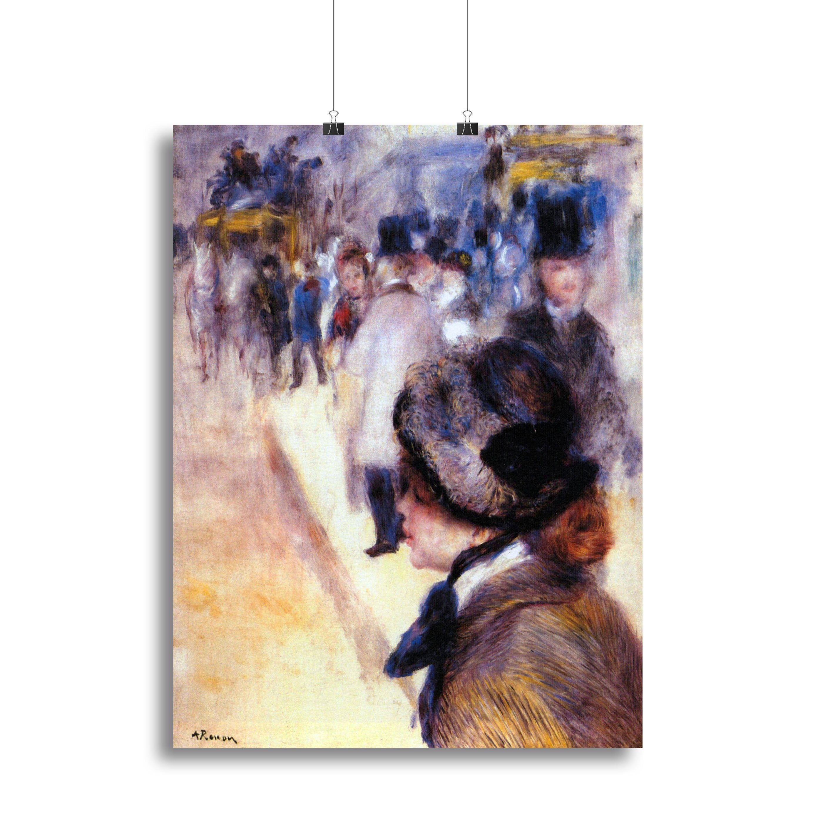 The place Clichy by Renoir Canvas Print or Poster