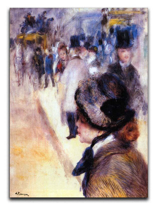 The place Clichy by Renoir Canvas Print or Poster  - Canvas Art Rocks - 1