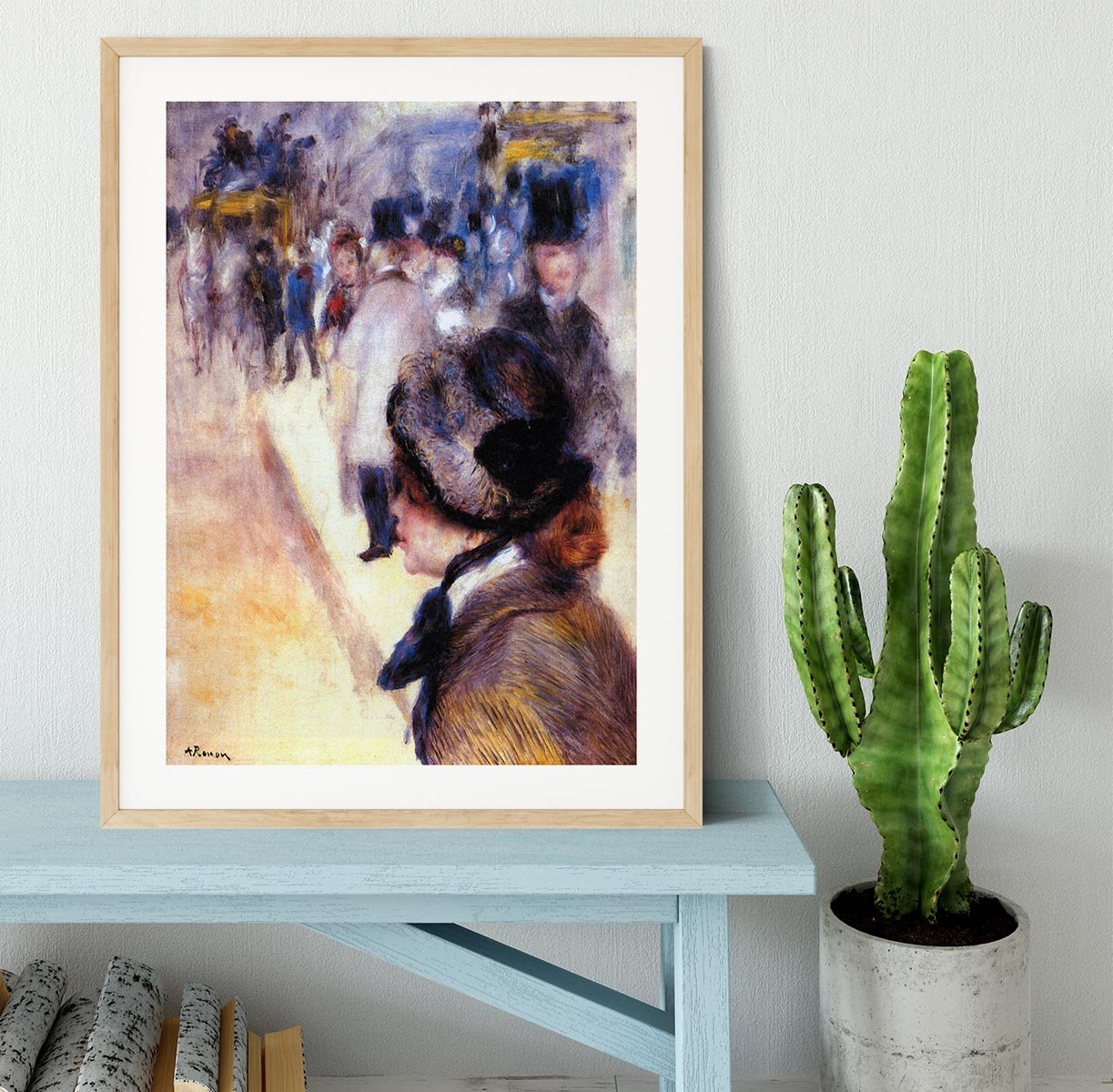 The place Clichy by Renoir Framed Print - Canvas Art Rocks - 3