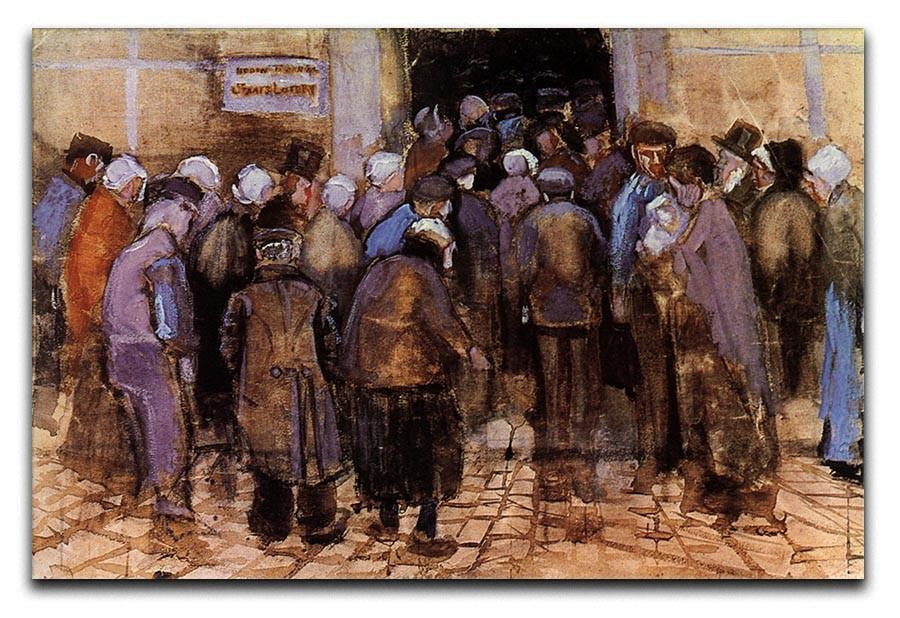 The poor and money by Van Gogh Canvas Print & Poster  - Canvas Art Rocks - 1