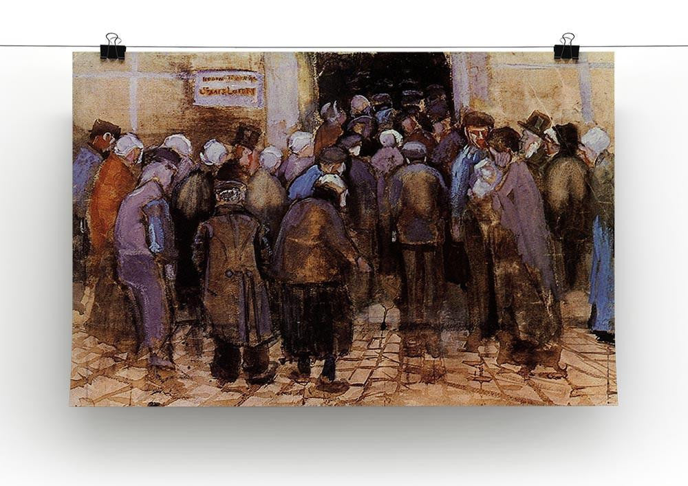 The poor and money by Van Gogh Canvas Print & Poster - Canvas Art Rocks - 2
