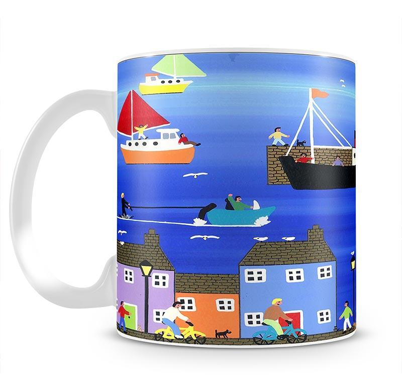 The puffer boats are in port by Gordon Barker Mug - Canvas Art Rocks - 1
