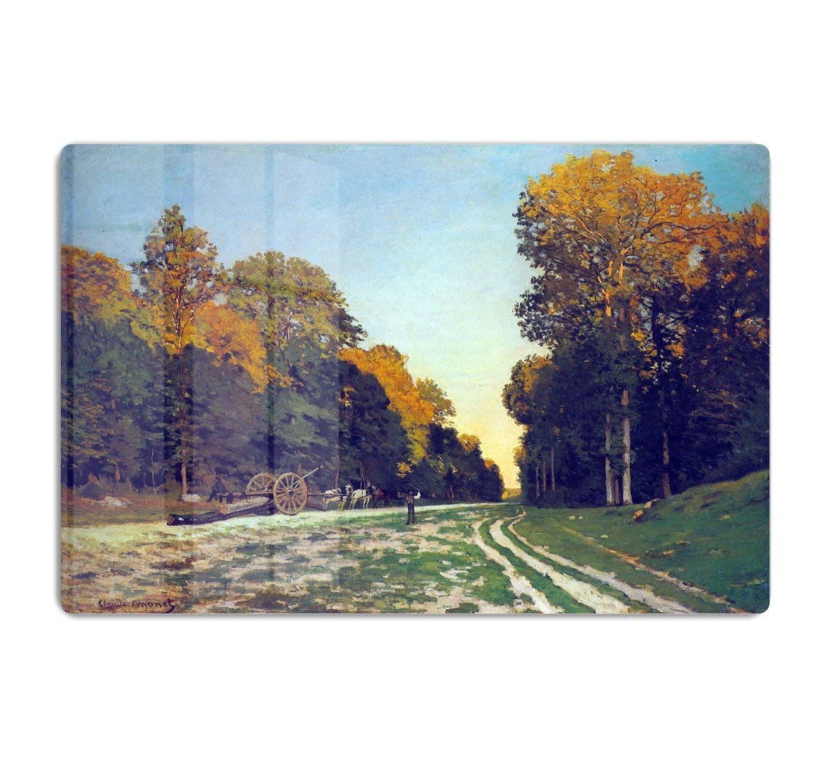 The road from Chailly to Fontainebleau by Monet HD Metal Print