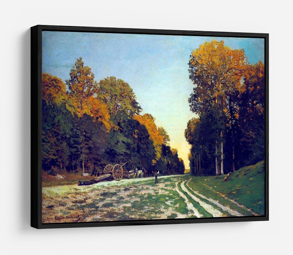 The road from Chailly to Fontainebleau by Monet HD Metal Print