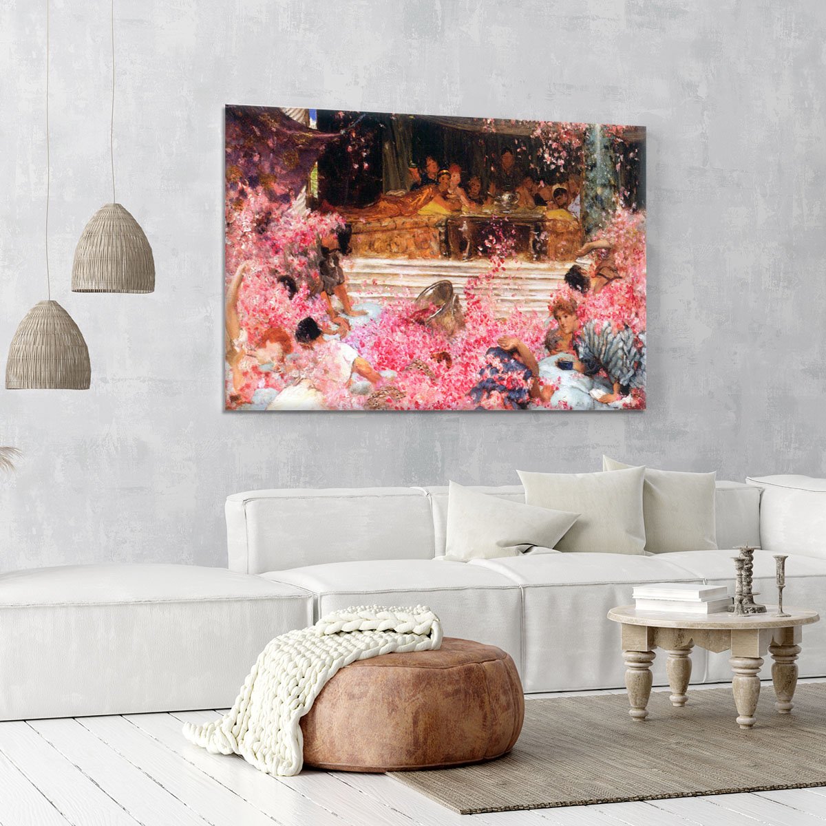 The roses of Heliogabalus by Alma Tadema Canvas Print or Poster