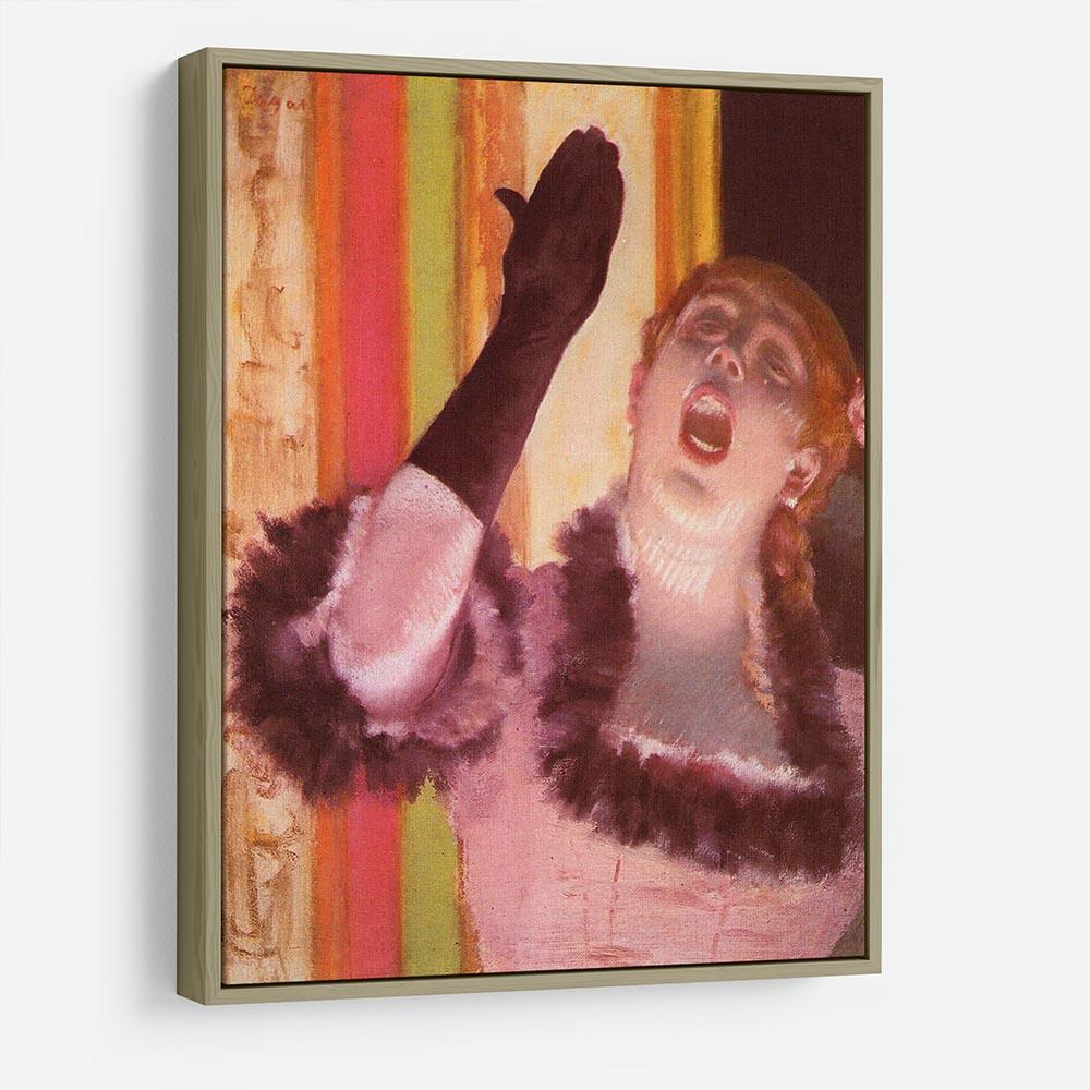 The singer with the glove by Degas HD Metal Print - Canvas Art Rocks - 8