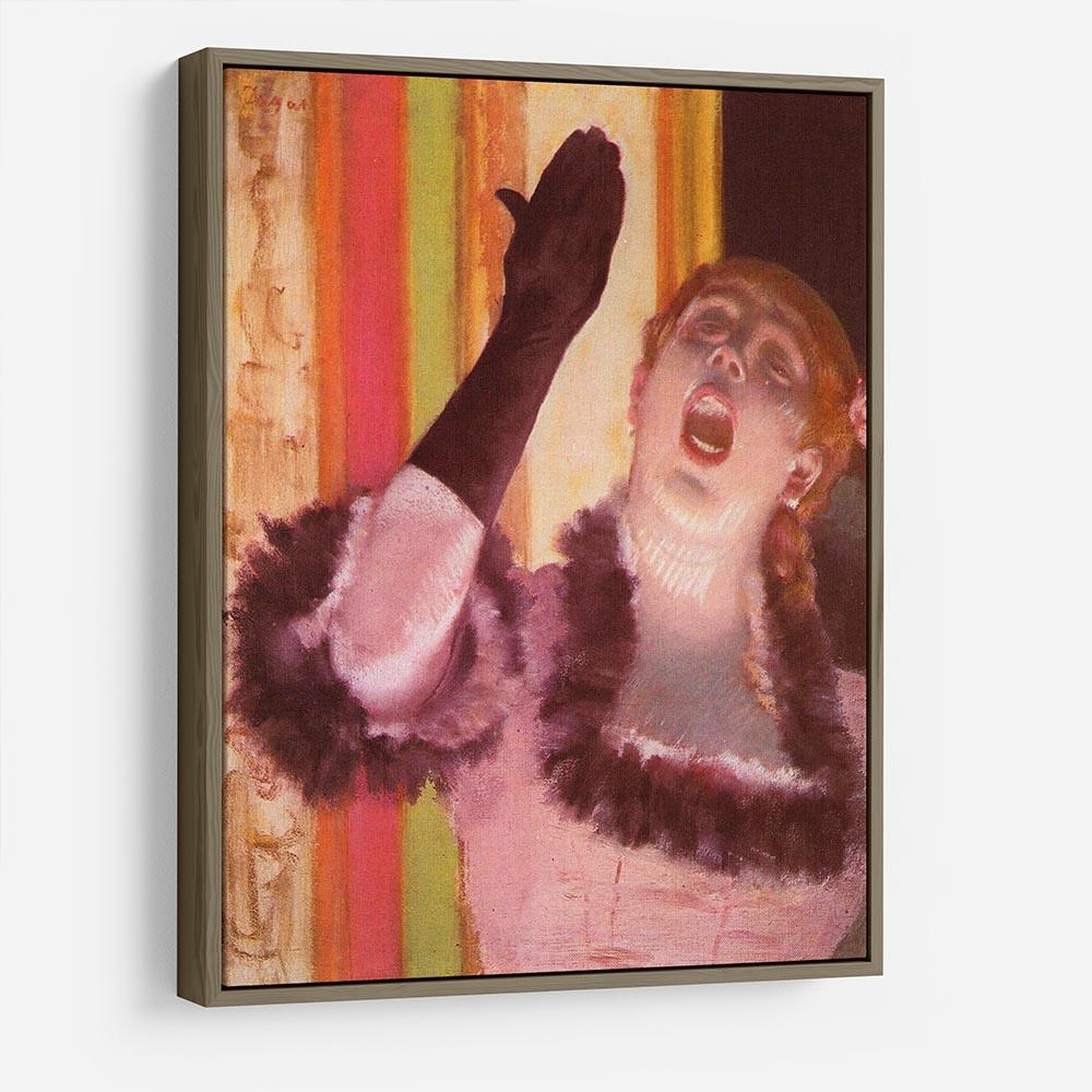 The singer with the glove by Degas HD Metal Print - Canvas Art Rocks - 10