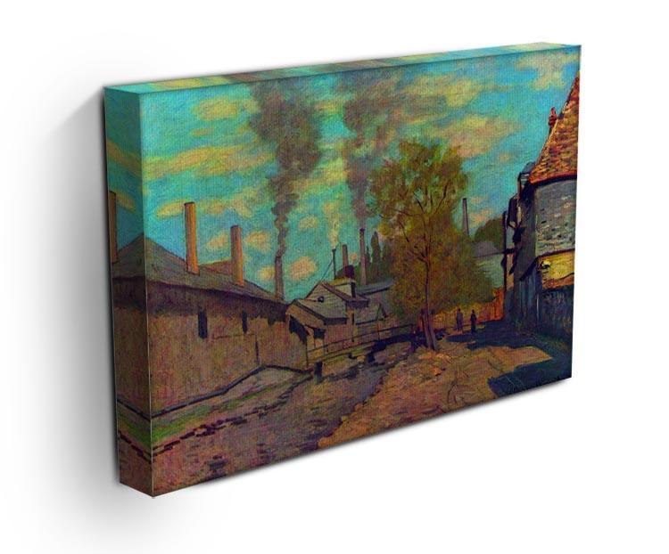 The stream of Robec by Claude Monet Canvas Print & Poster - Canvas Art Rocks - 3