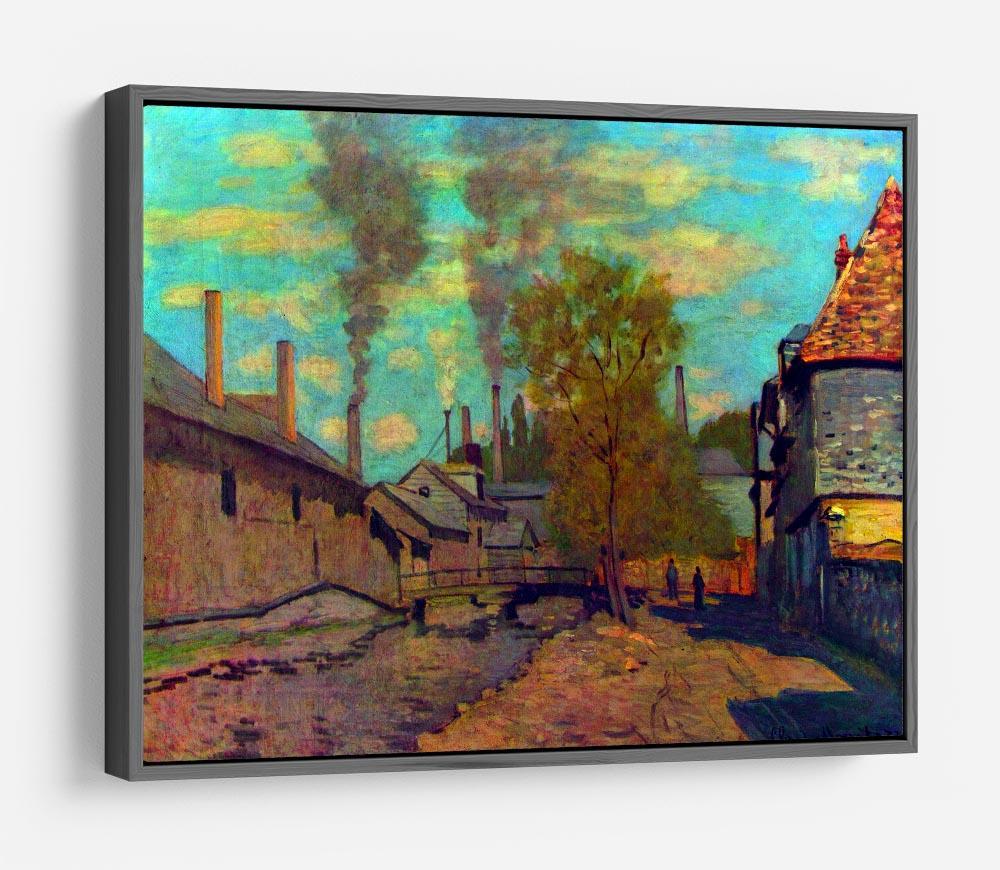 The stream of Robec by Claude Monet HD Metal Print