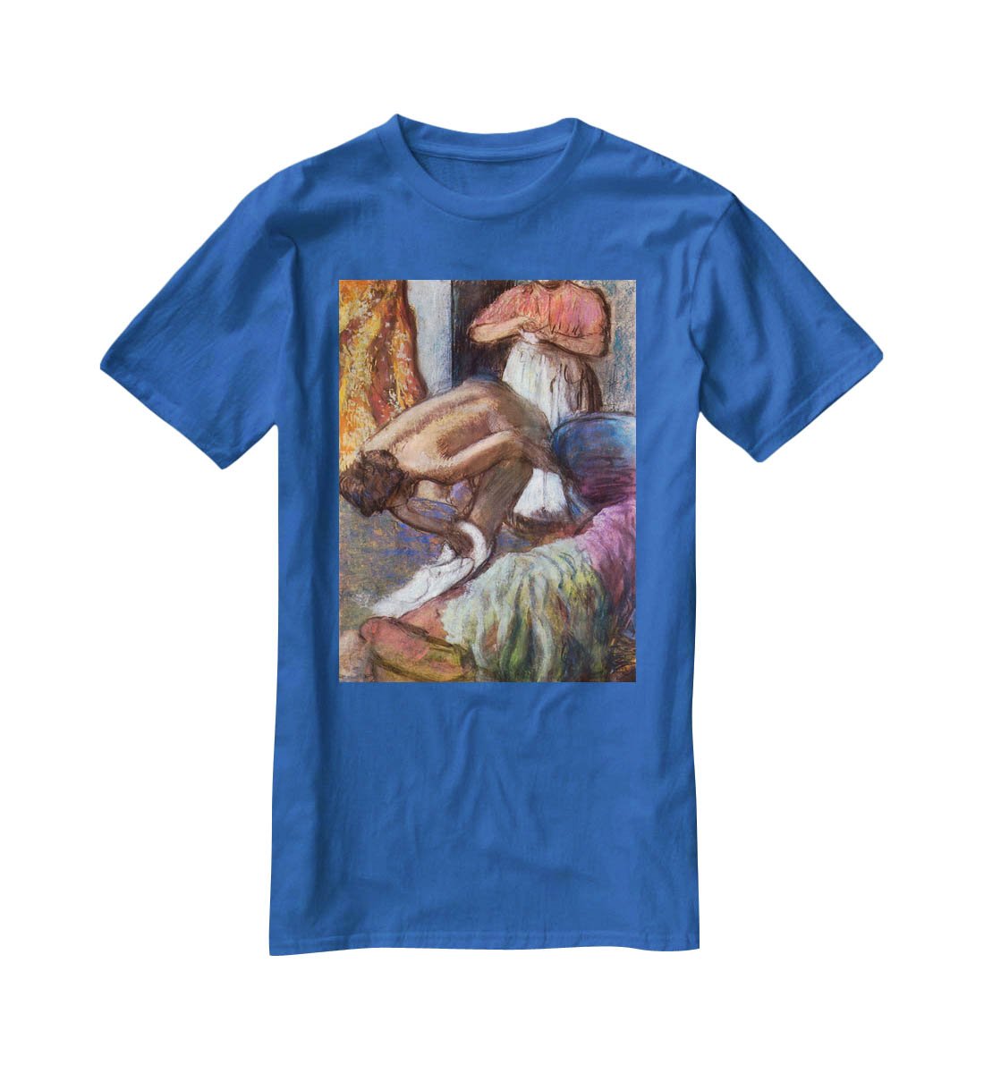 The strengthening after the bathwater by Degas T-Shirt - Canvas Art Rocks - 2