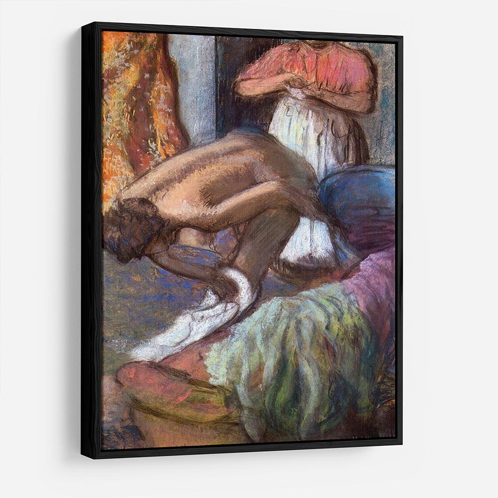 The strengthening after the bathwater by Degas HD Metal Print - Canvas Art Rocks - 6