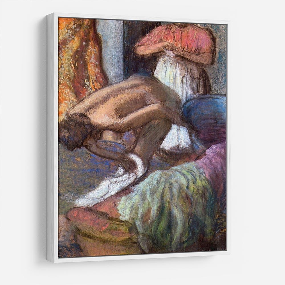 The strengthening after the bathwater by Degas HD Metal Print - Canvas Art Rocks - 7