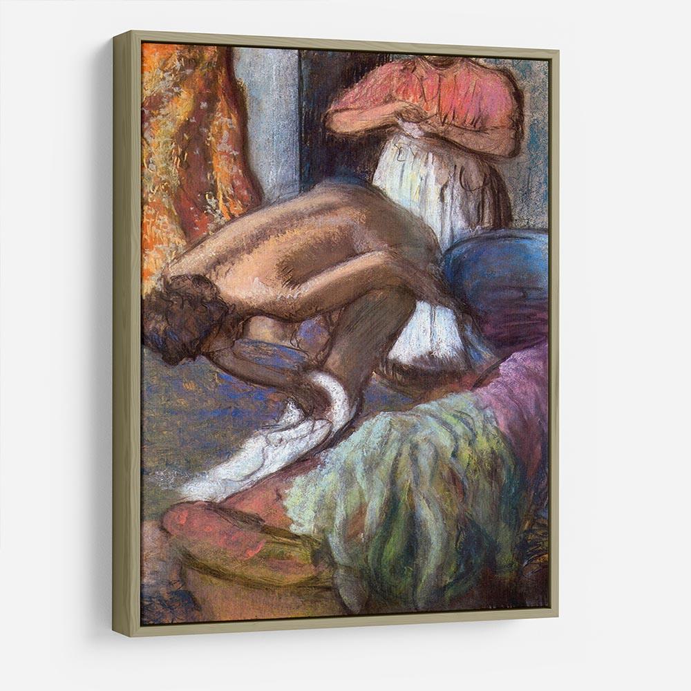 The strengthening after the bathwater by Degas HD Metal Print - Canvas Art Rocks - 8