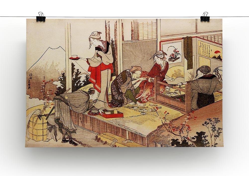 The studio of Netsuke by Hokusai Canvas Print or Poster - Canvas Art Rocks - 2