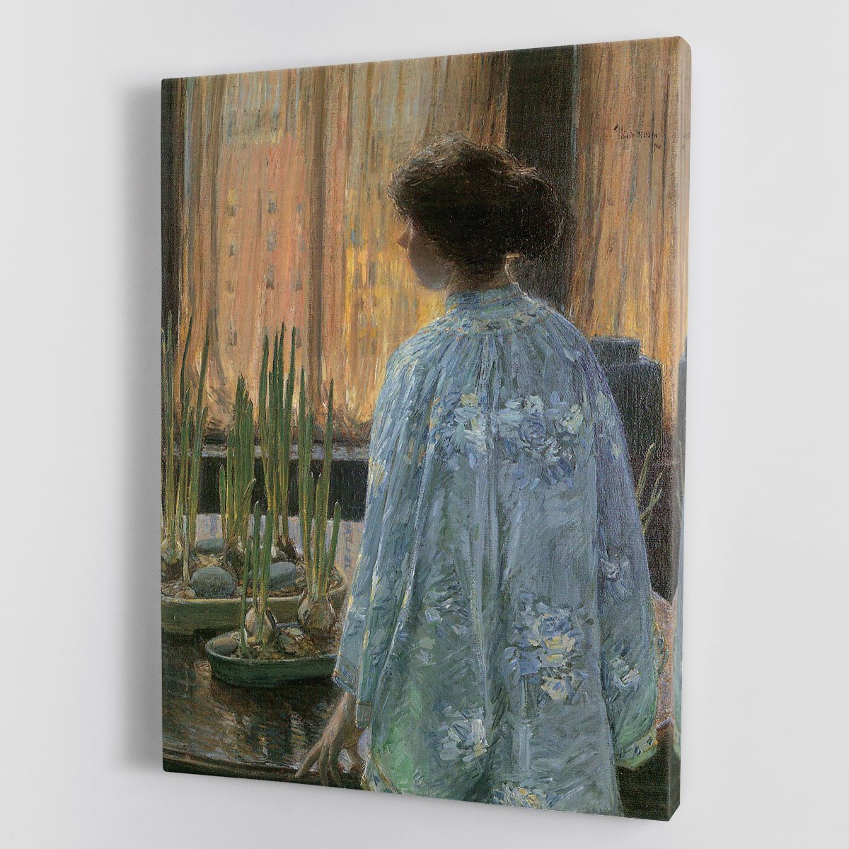 The table garden by Hassam Canvas Print or Poster