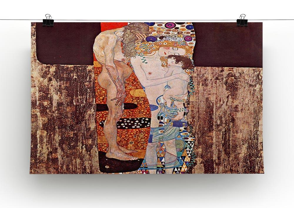 The three ages of a woman by Klimt Canvas Print or Poster - Canvas Art Rocks - 2