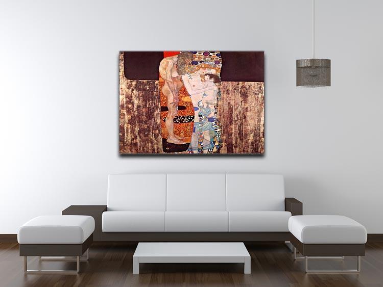 The three ages of a woman by Klimt Canvas Print or Poster - Canvas Art Rocks - 4