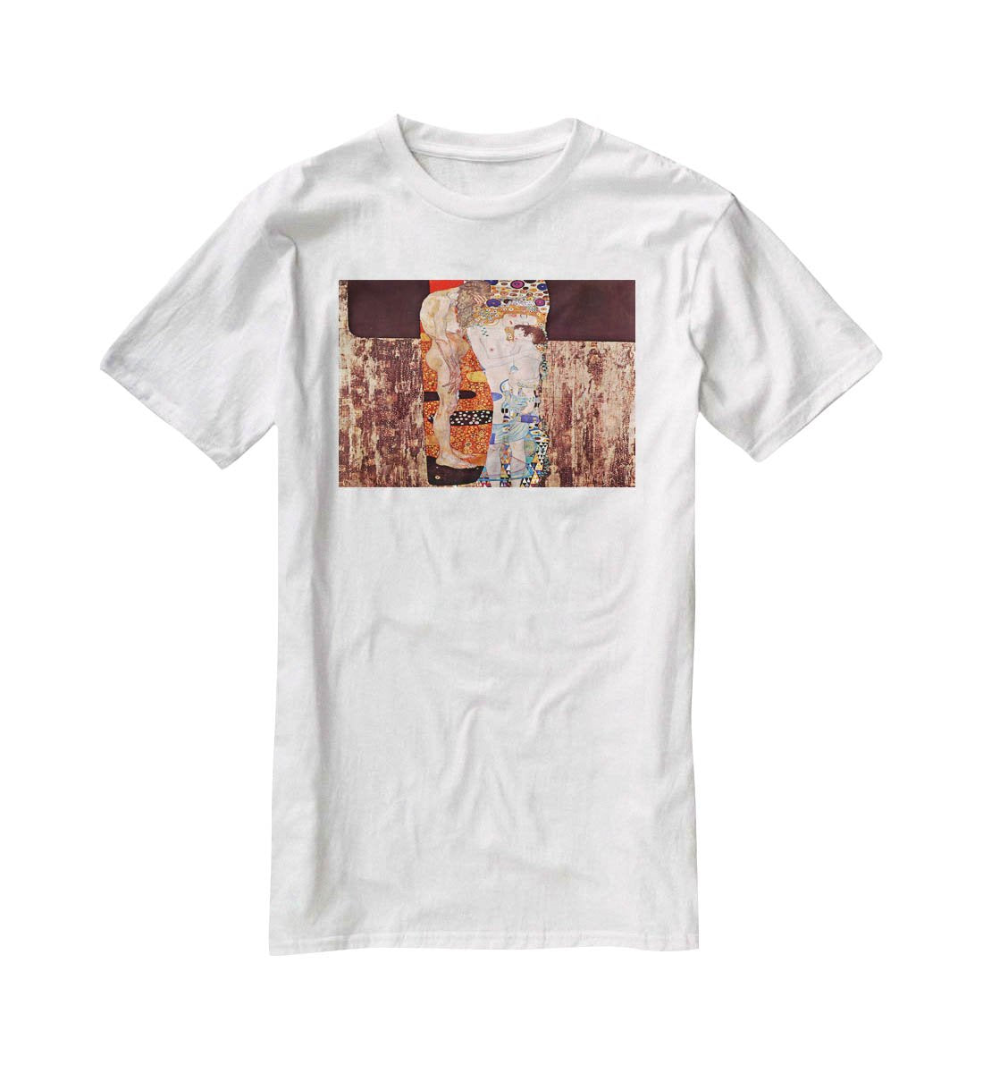 The three ages of a woman by Klimt T-Shirt - Canvas Art Rocks - 5