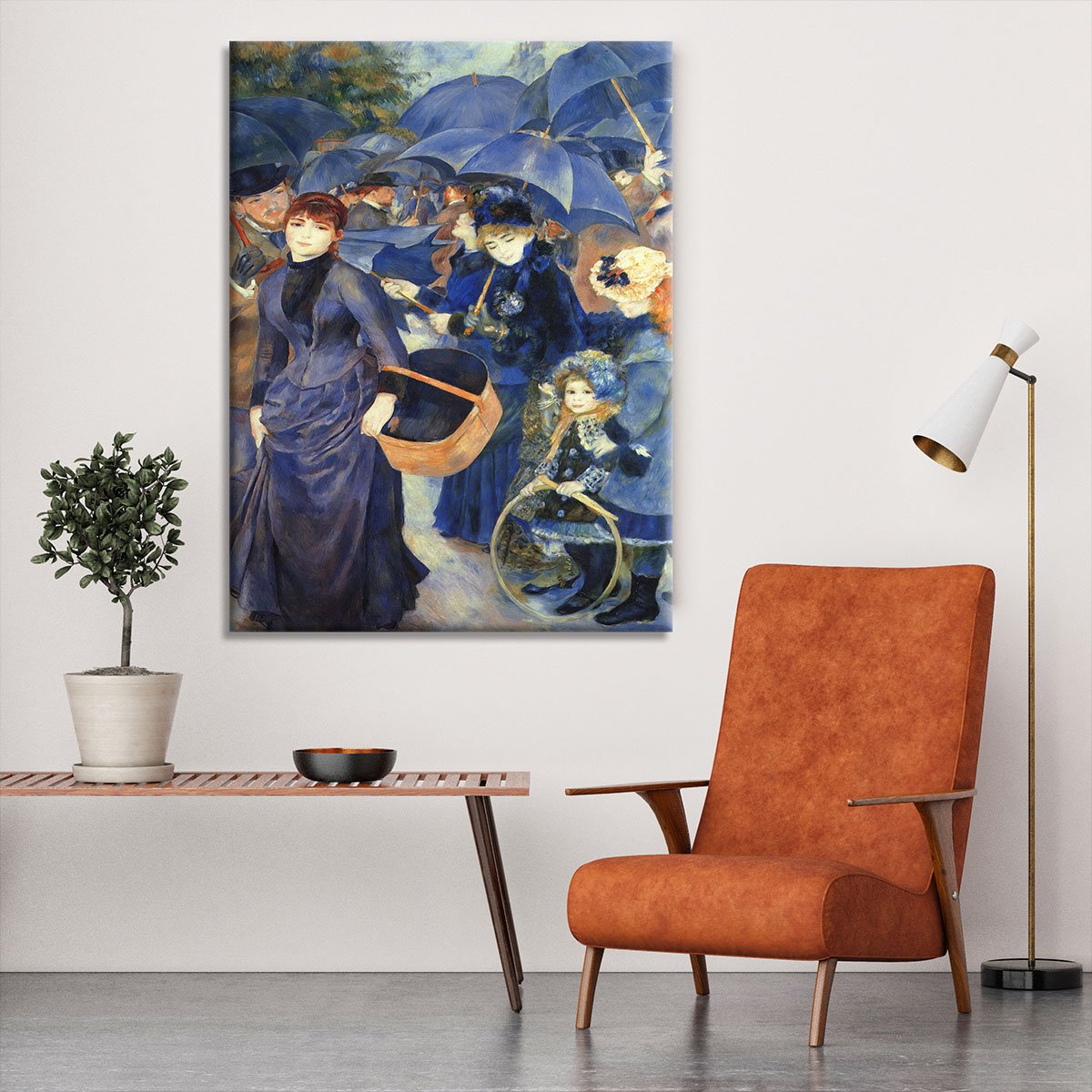 The umbrellas by Renoir Canvas Print or Poster