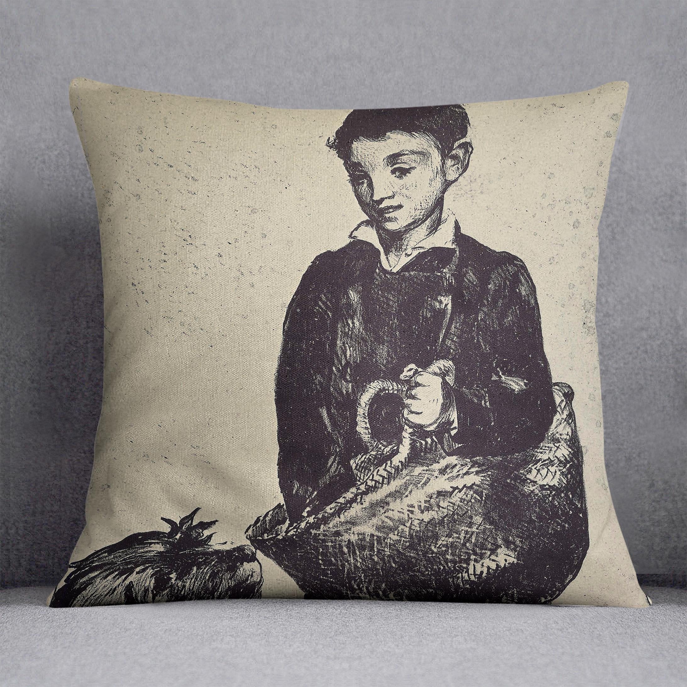 The urchin by Manet Throw Pillow