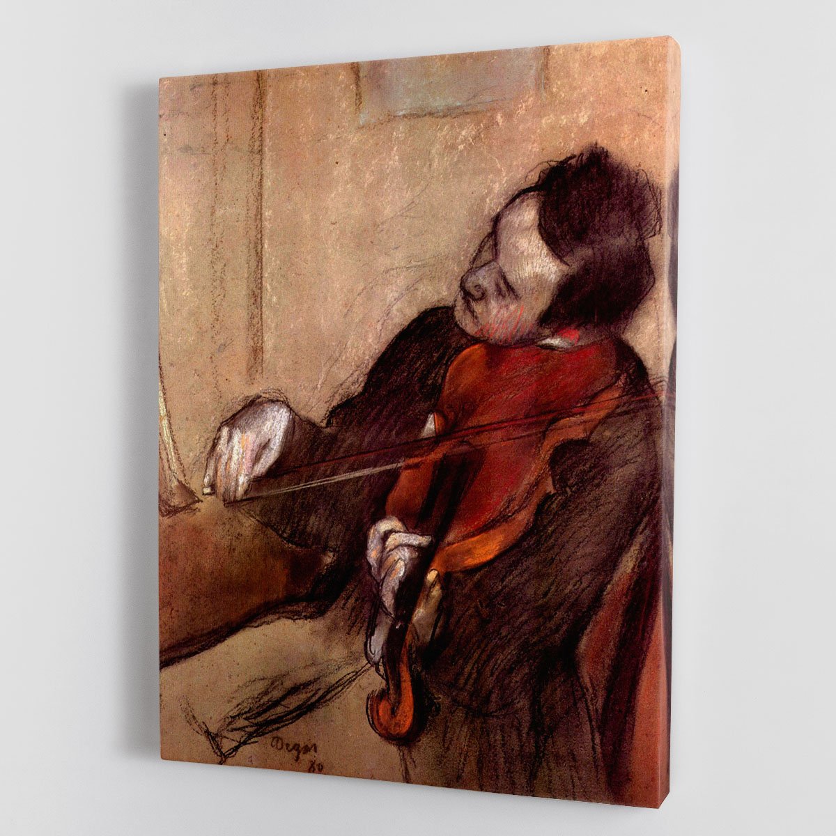 The violinist 1 by Degas Canvas Print or Poster