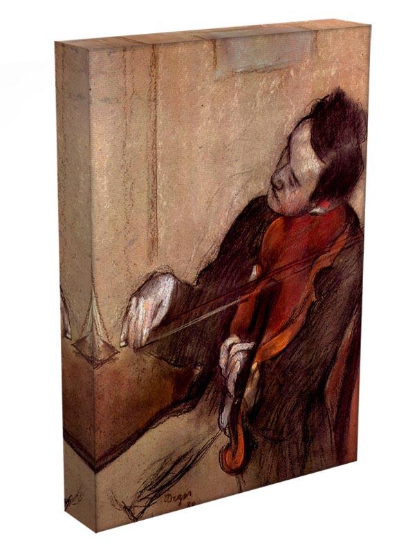 The violinist 1 by Degas Canvas Print or Poster - Canvas Art Rocks - 3