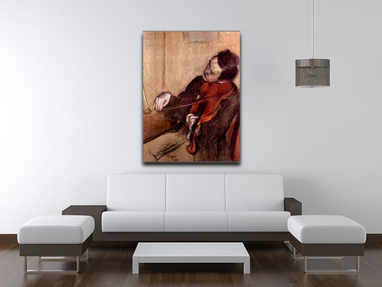 The violinist 1 by Degas Canvas Print or Poster - Canvas Art Rocks - 4