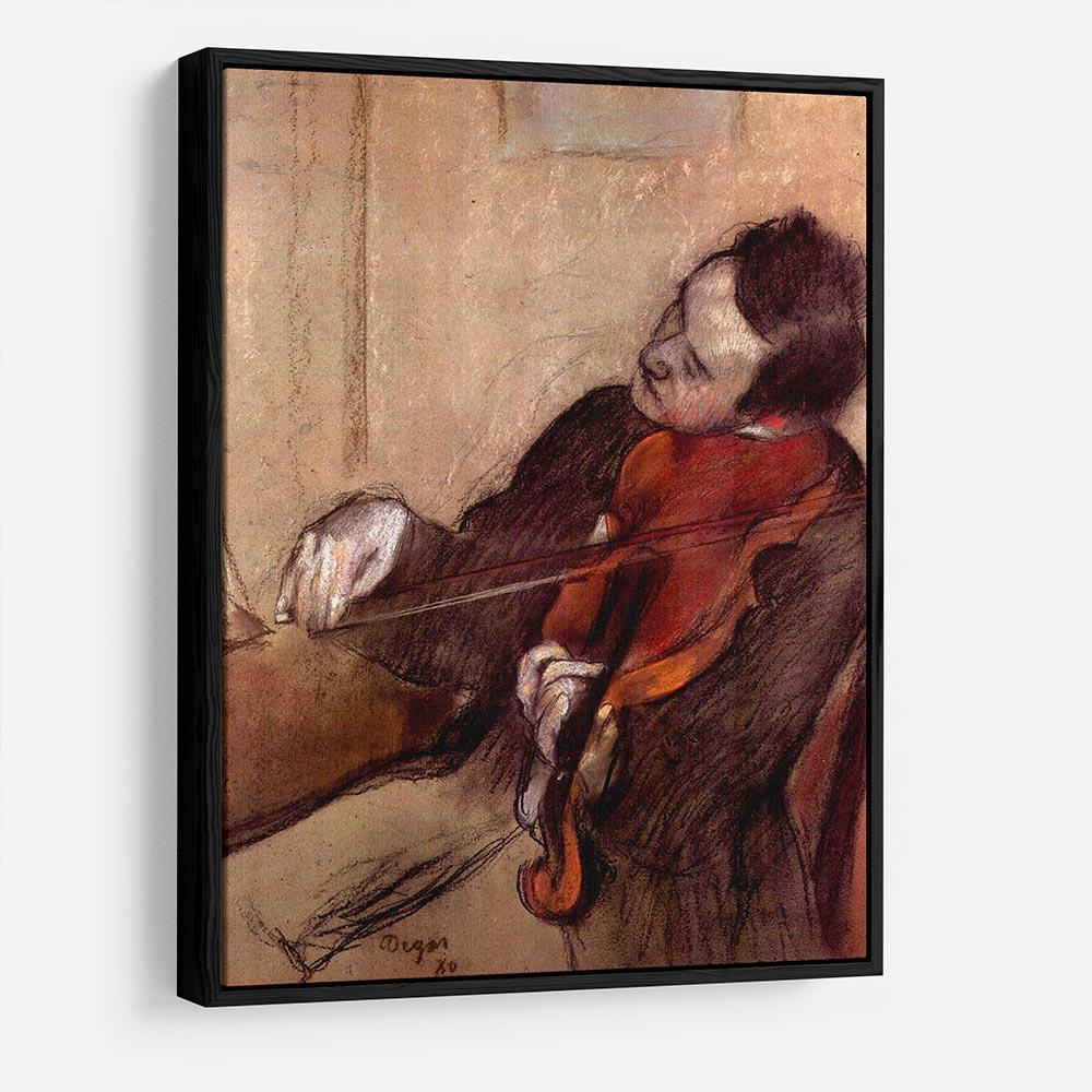 The violinist 1 by Degas HD Metal Print - Canvas Art Rocks - 6