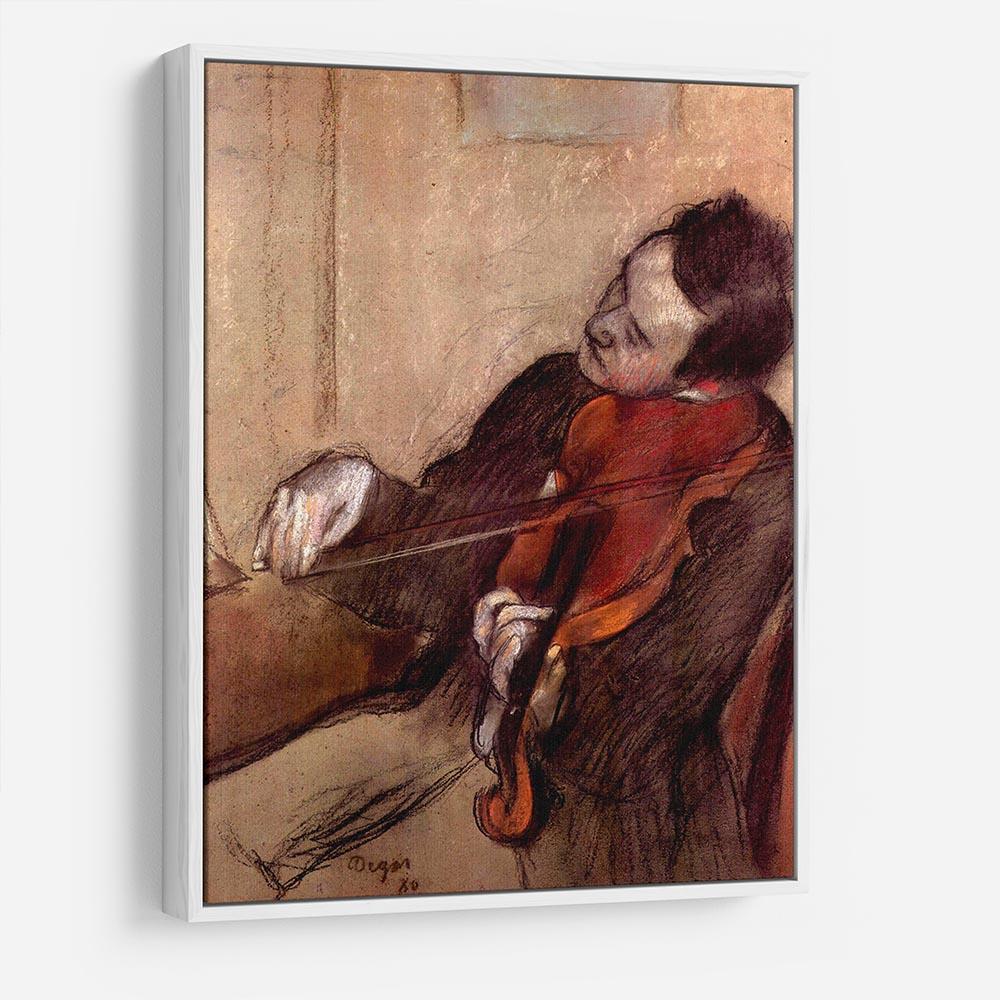 The violinist 1 by Degas HD Metal Print - Canvas Art Rocks - 7