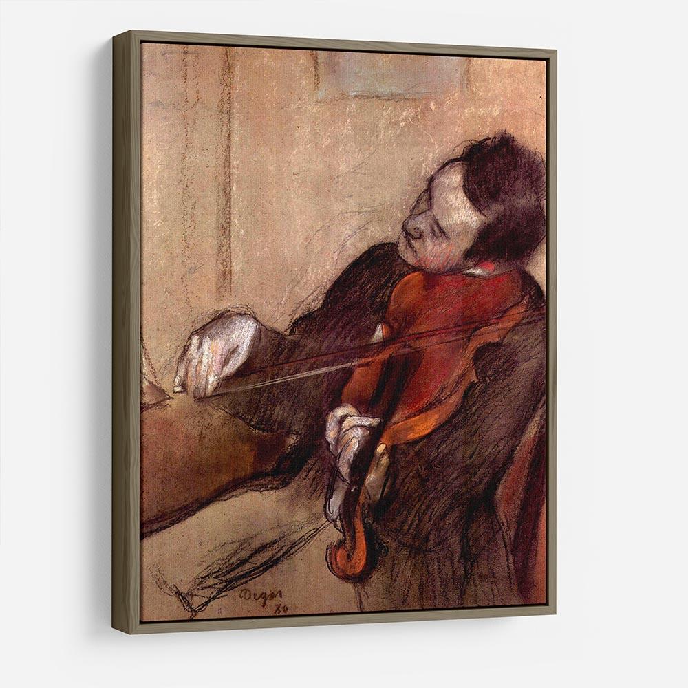 The violinist 1 by Degas HD Metal Print - Canvas Art Rocks - 10