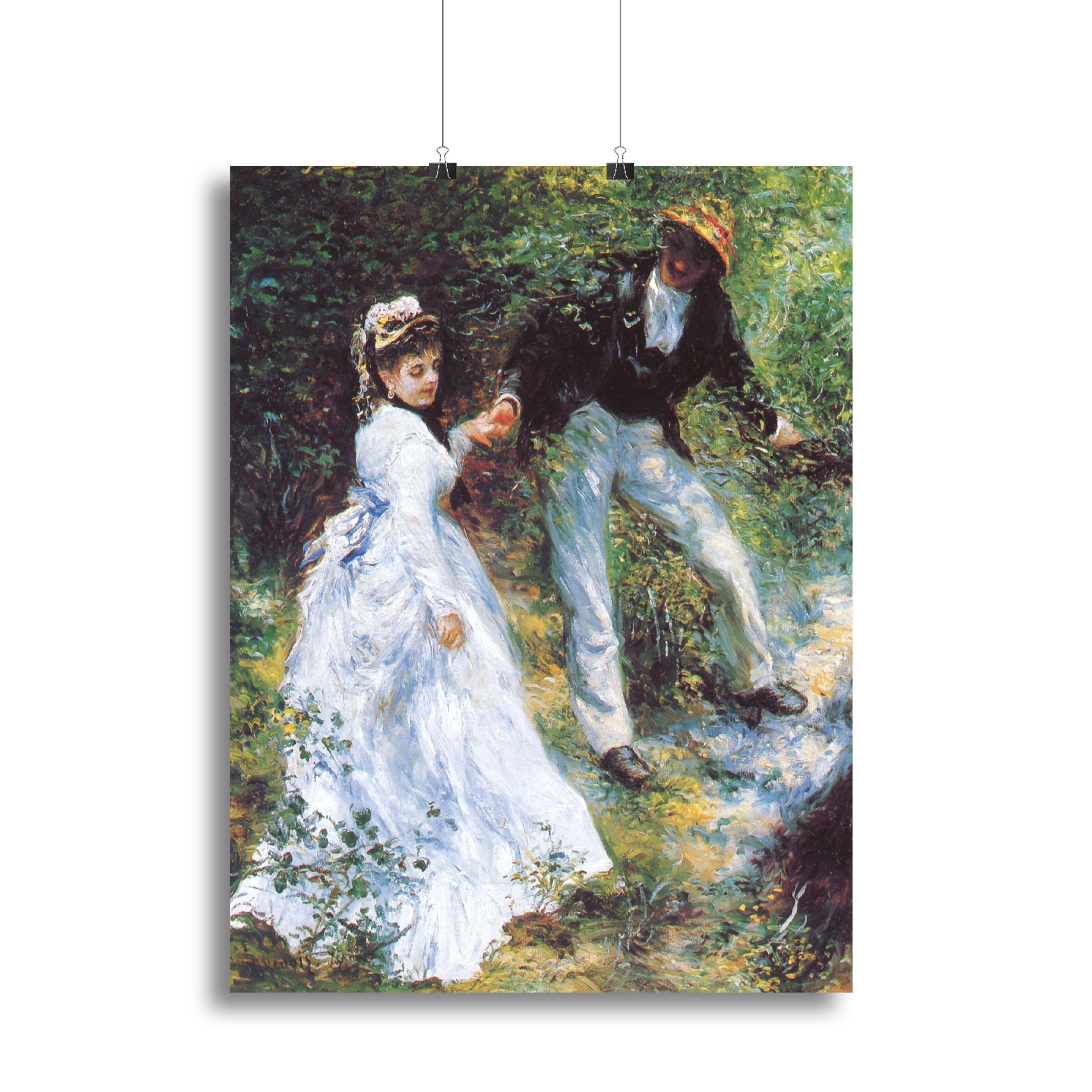 The walk by Renoir Canvas Print or Poster