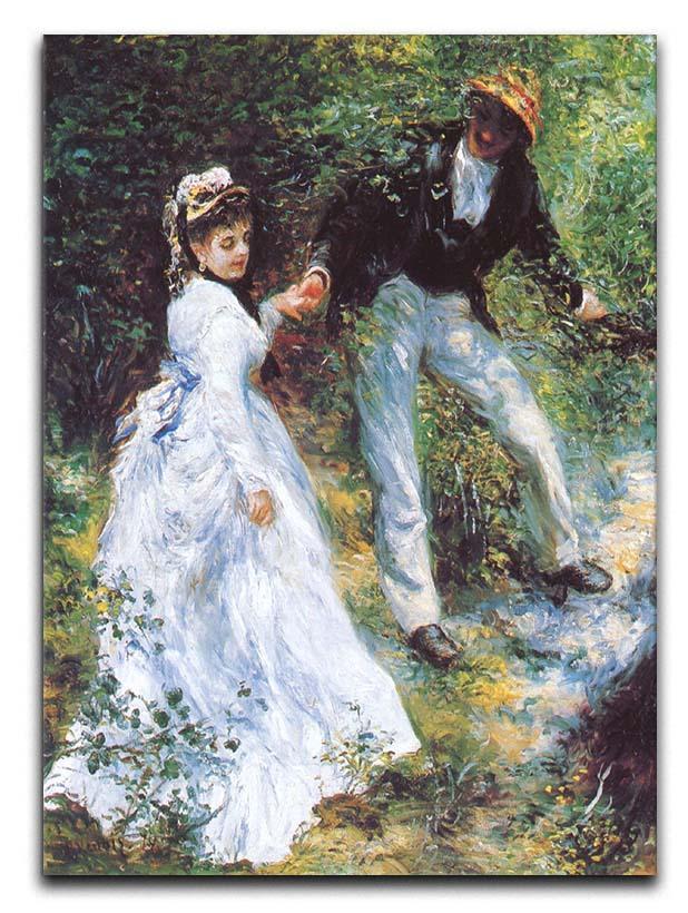 The walk by Renoir Canvas Print or Poster  - Canvas Art Rocks - 1