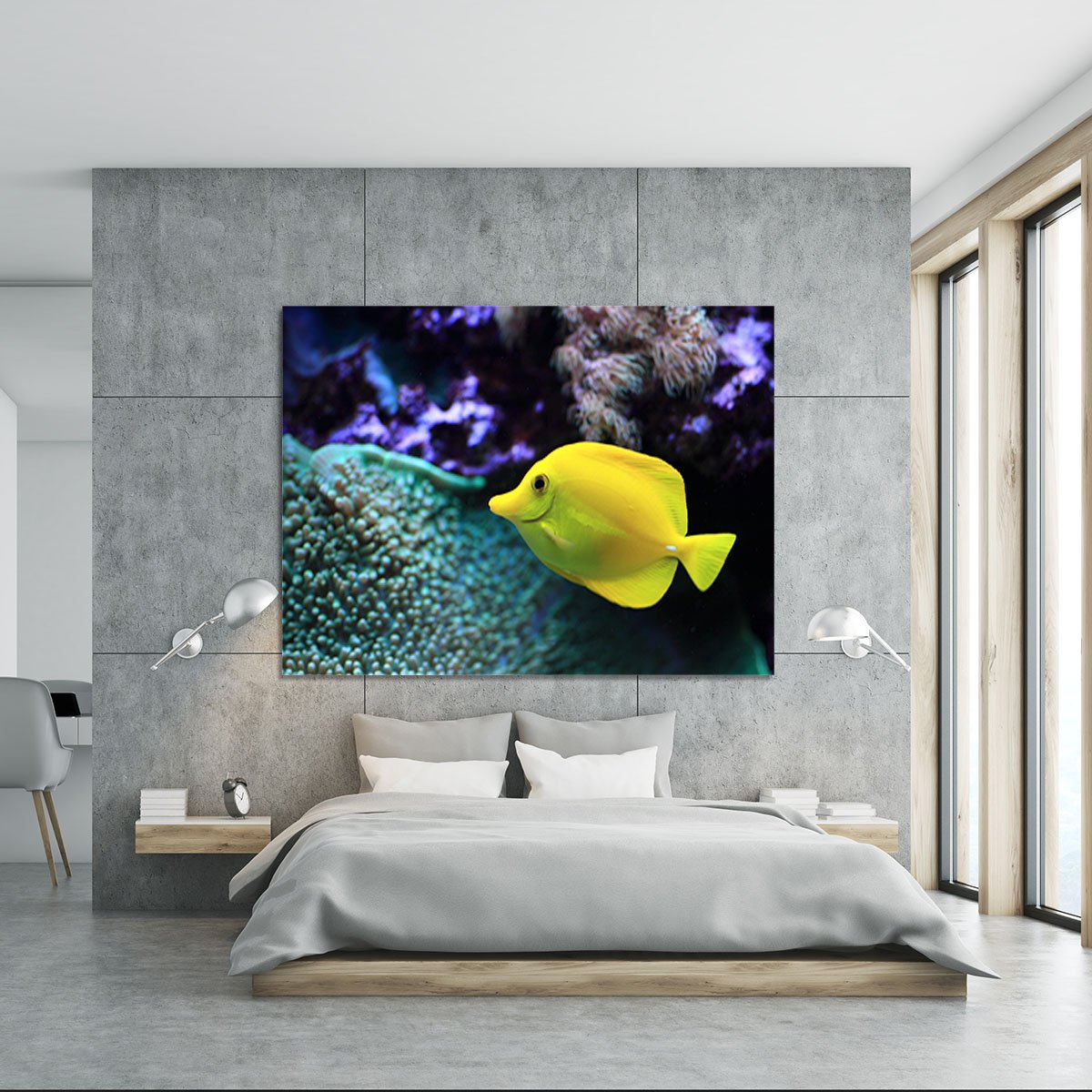 The yellow fish Canvas Print or Poster